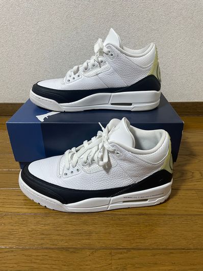 Fragment × Nike Air Jordan 3 "White/Black"