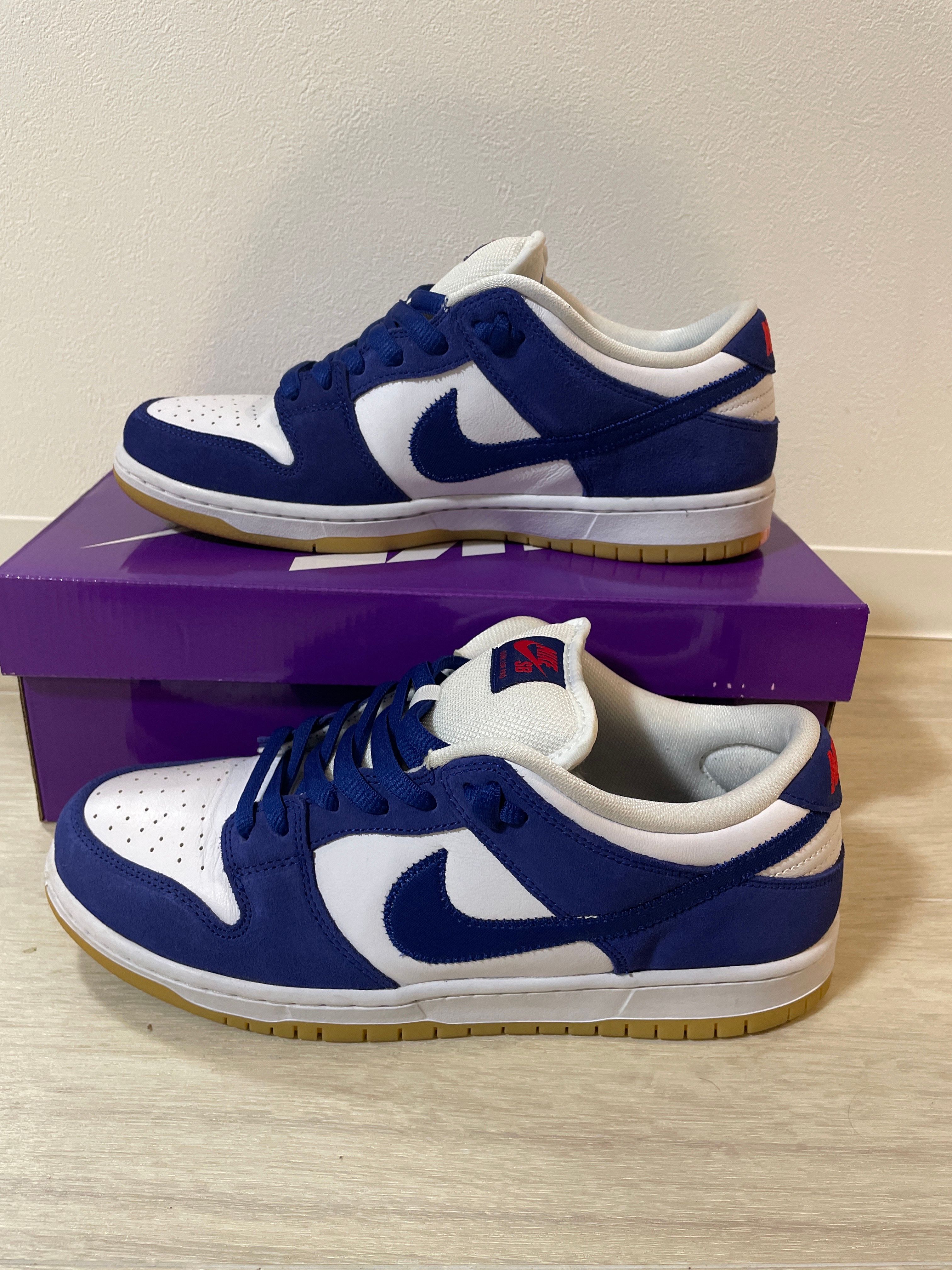 Nike SB Dunk Low "Los Angeles Dodgers/Deep Royal Blue"