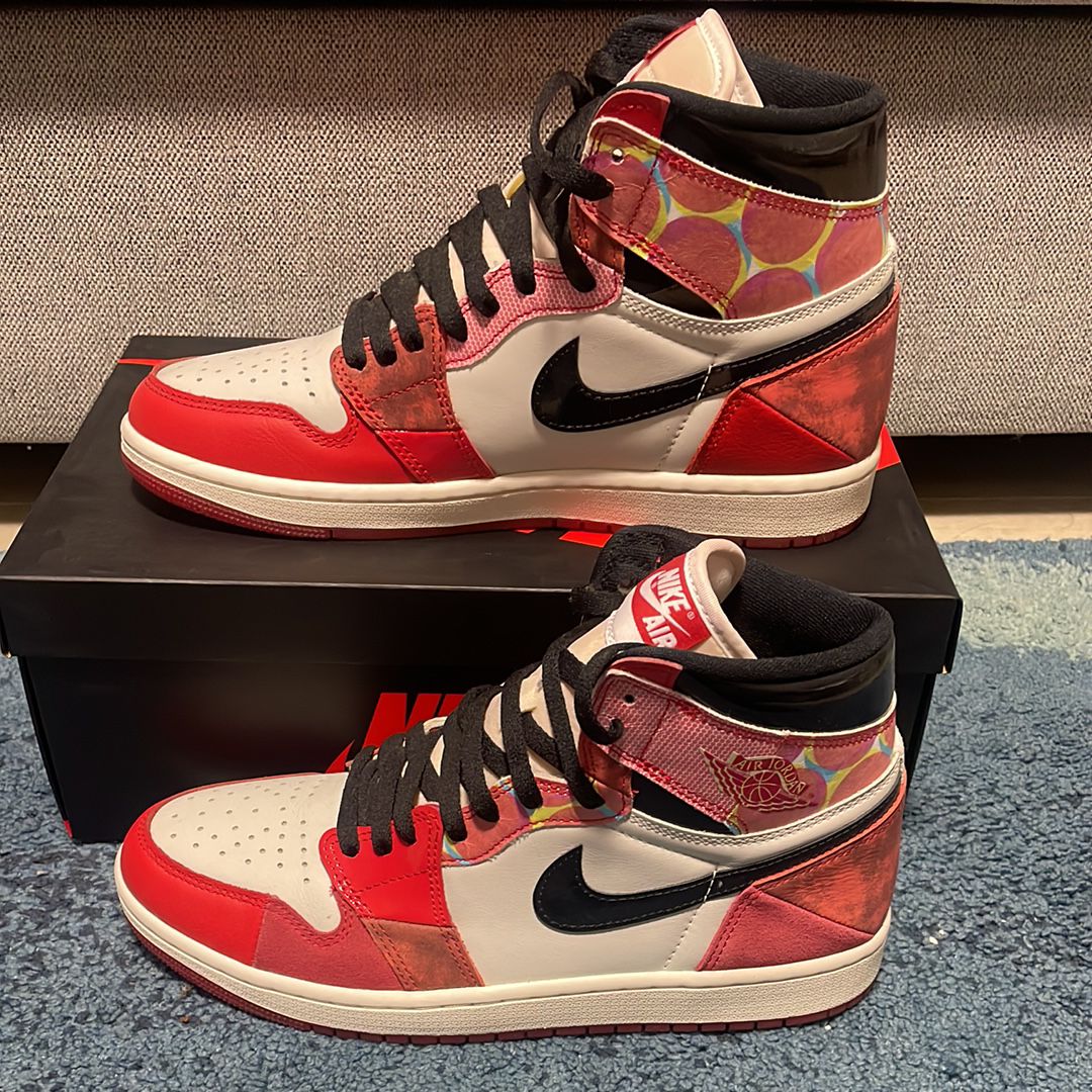 Spider-Man × Nike Air Jordan 1 Retro High OG SP "Spider-Man: Across the Spider-Verse/University Red"