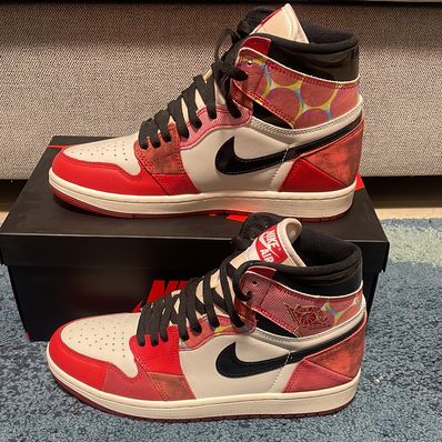 Spider-Man × Nike Air Jordan 1 Retro High OG SP "Spider-Man: Across the Spider-Verse/University Red"