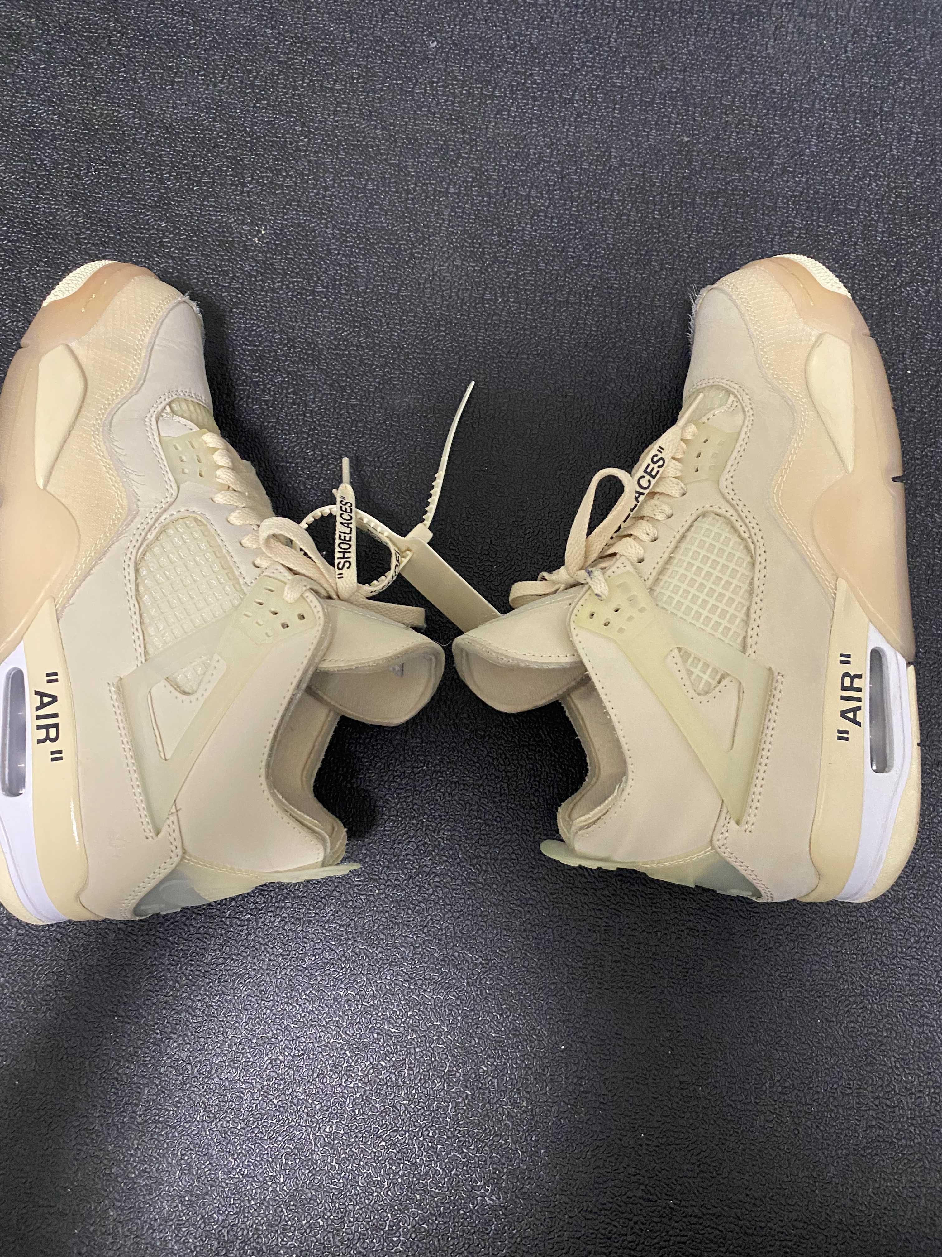 Off-White × Nike Women's Air Jordan 4 SP "Sail"