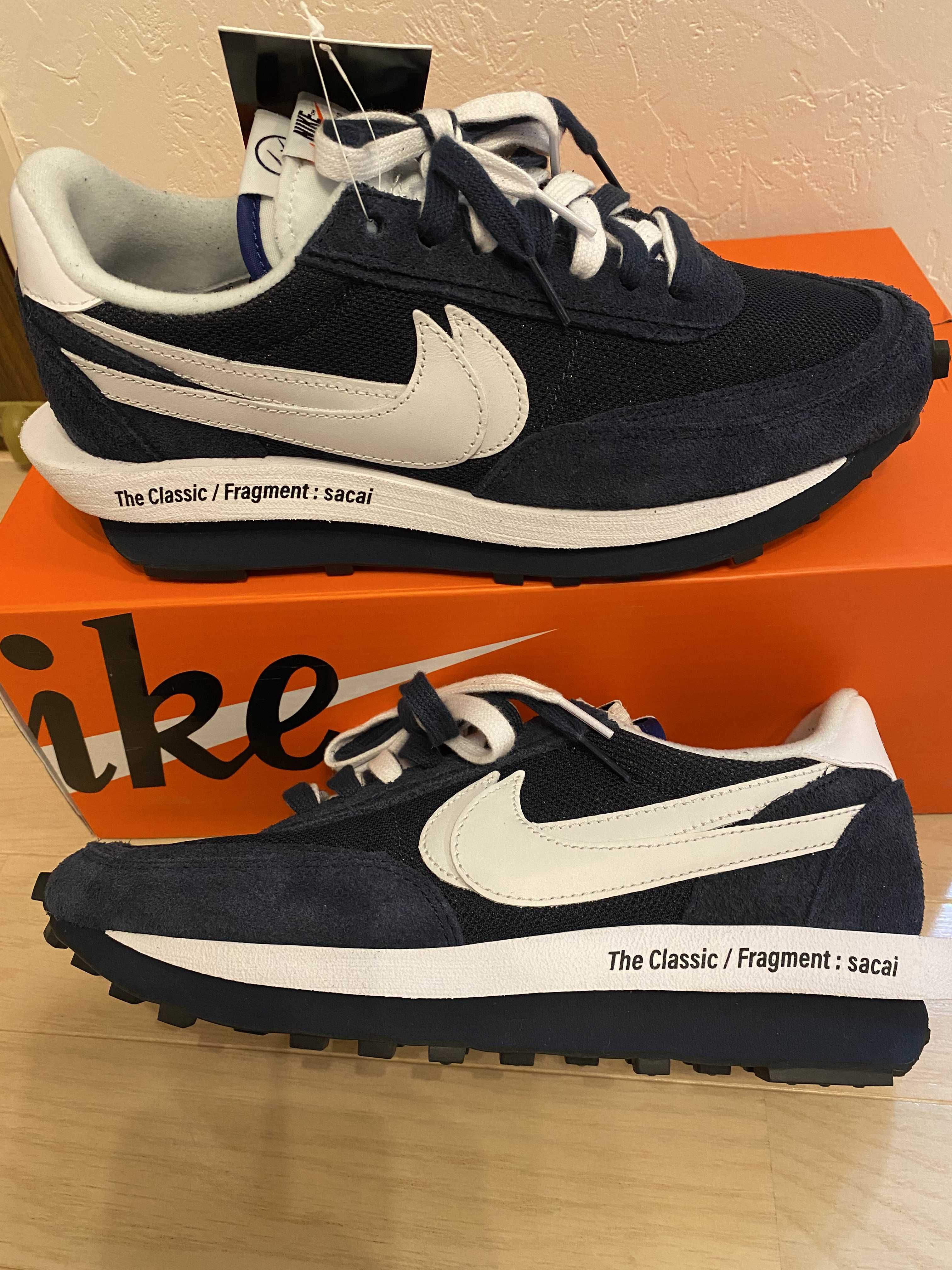 Fragment × sacai × Nike LD Waffle "Blackended Blue"