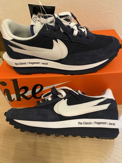 Fragment × sacai × Nike LD Waffle "Blackended Blue"