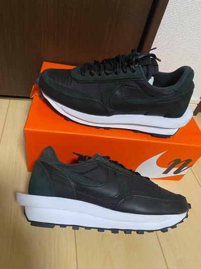 sacai × Nike LDV Waffle "Triple Black"