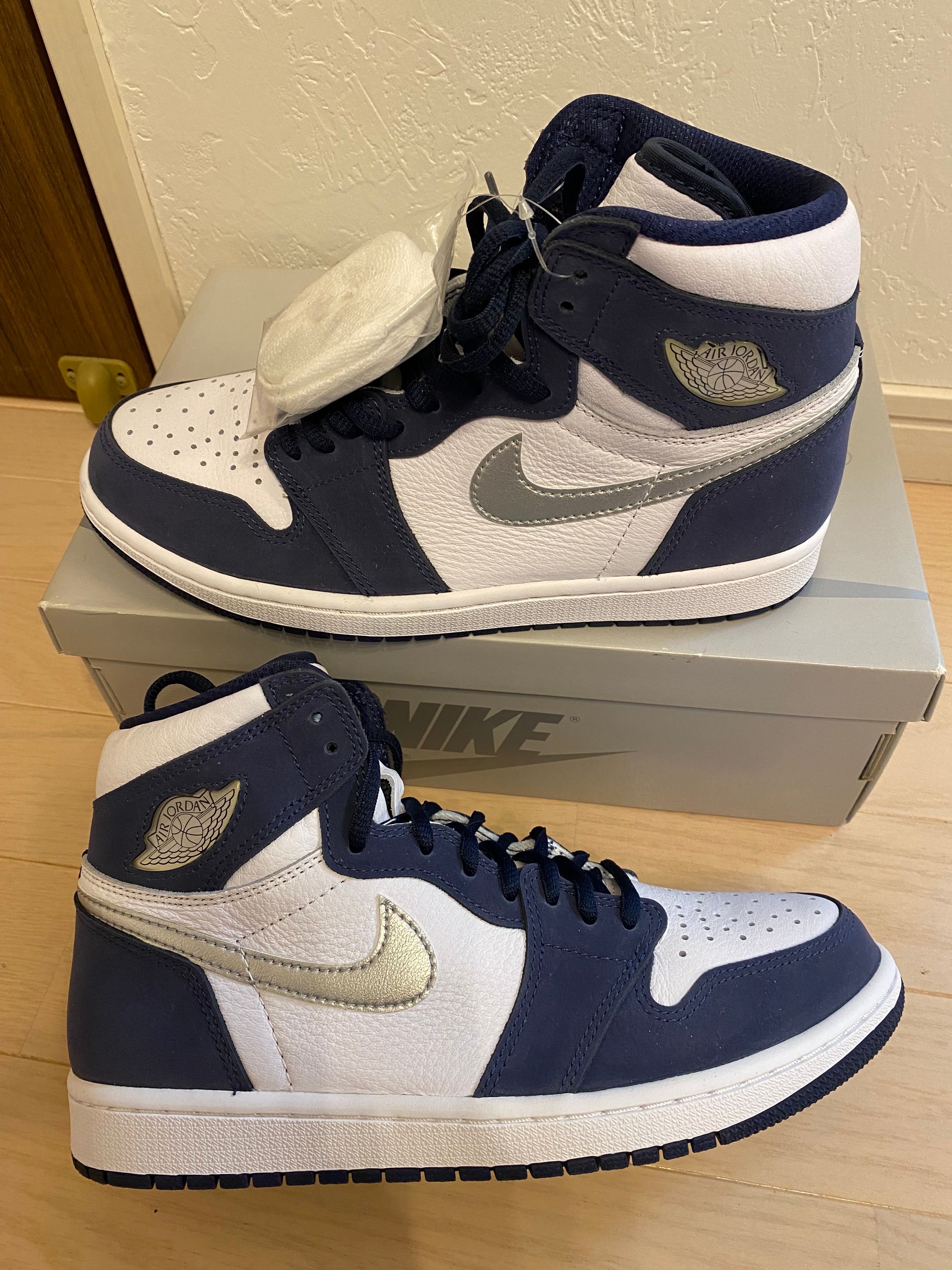 Nike Air Jordan 1 High OG CO.JP "White/Midnight Navy" (2020)(ブリーフケースなし)
