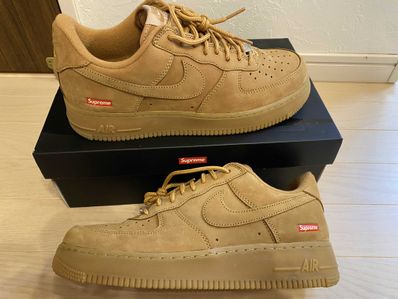 Supreme × Nike Air Force 1 Low "Flax/Wheat"