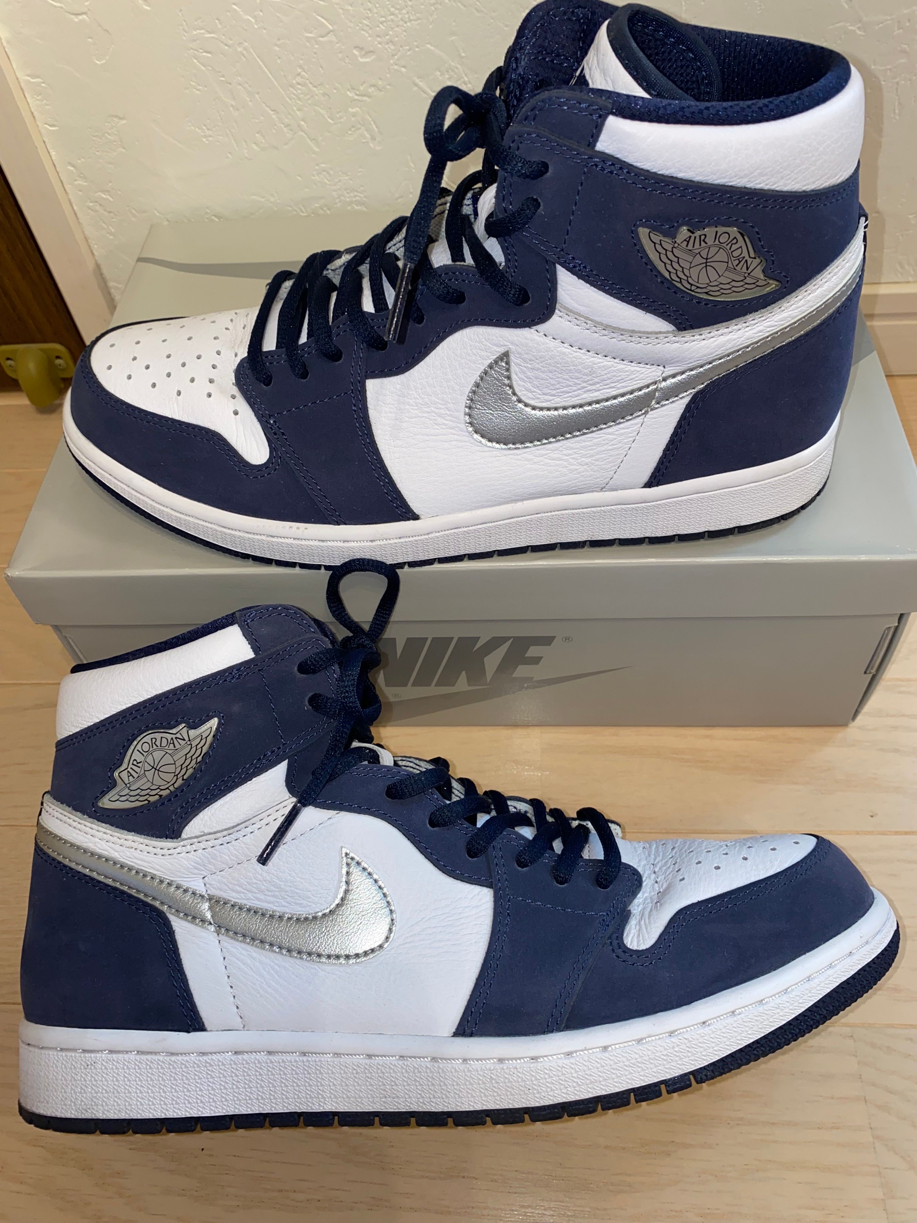 Nike Air Jordan 1 High OG CO.JP "White/Midnight Navy" (2020)(ブリーフケースなし)