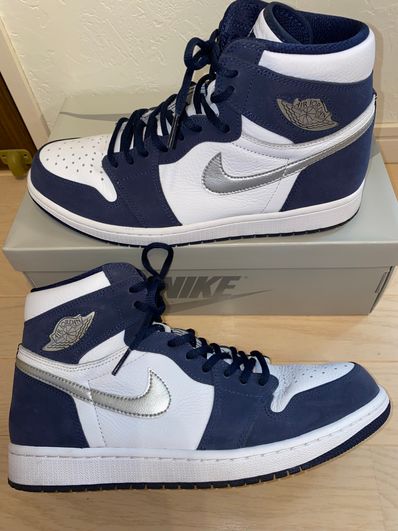 Nike Air Jordan 1 High OG CO.JP "White/Midnight Navy" (2020)(ブリーフケースなし)