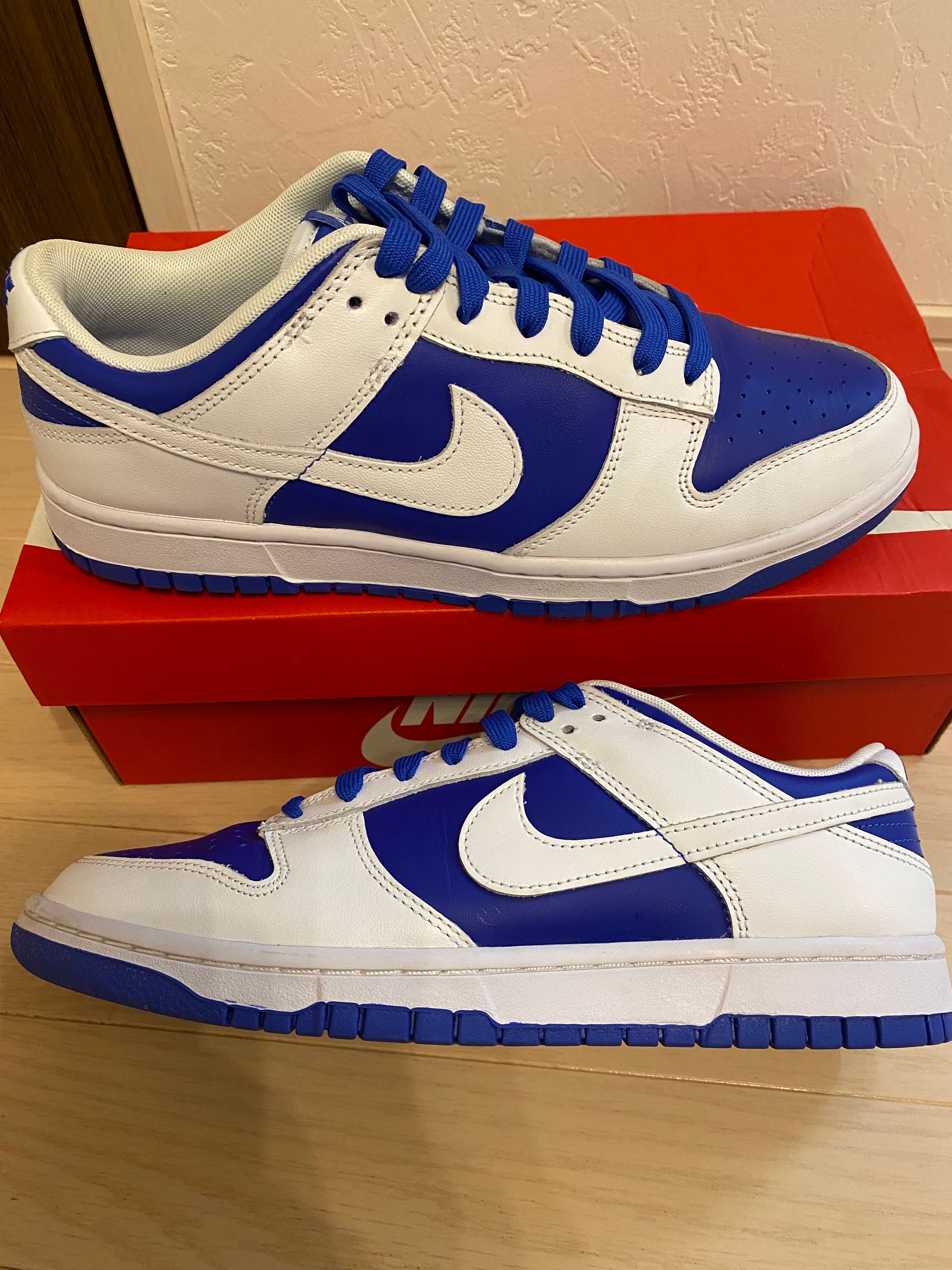 Nike Dunk Low Retro "Racer Blue and White"