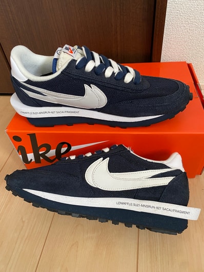 Fragment × sacai × Nike LD Waffle "Blackended Blue"