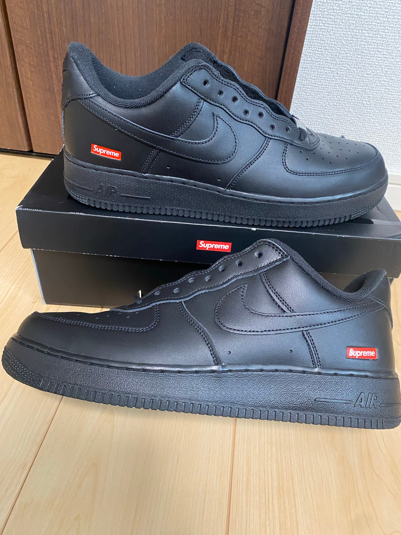 Supreme × Nike Air Force 1 Low "Black"