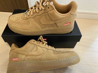 Supreme × Nike Air Force 1 Low "Flax/Wheat"