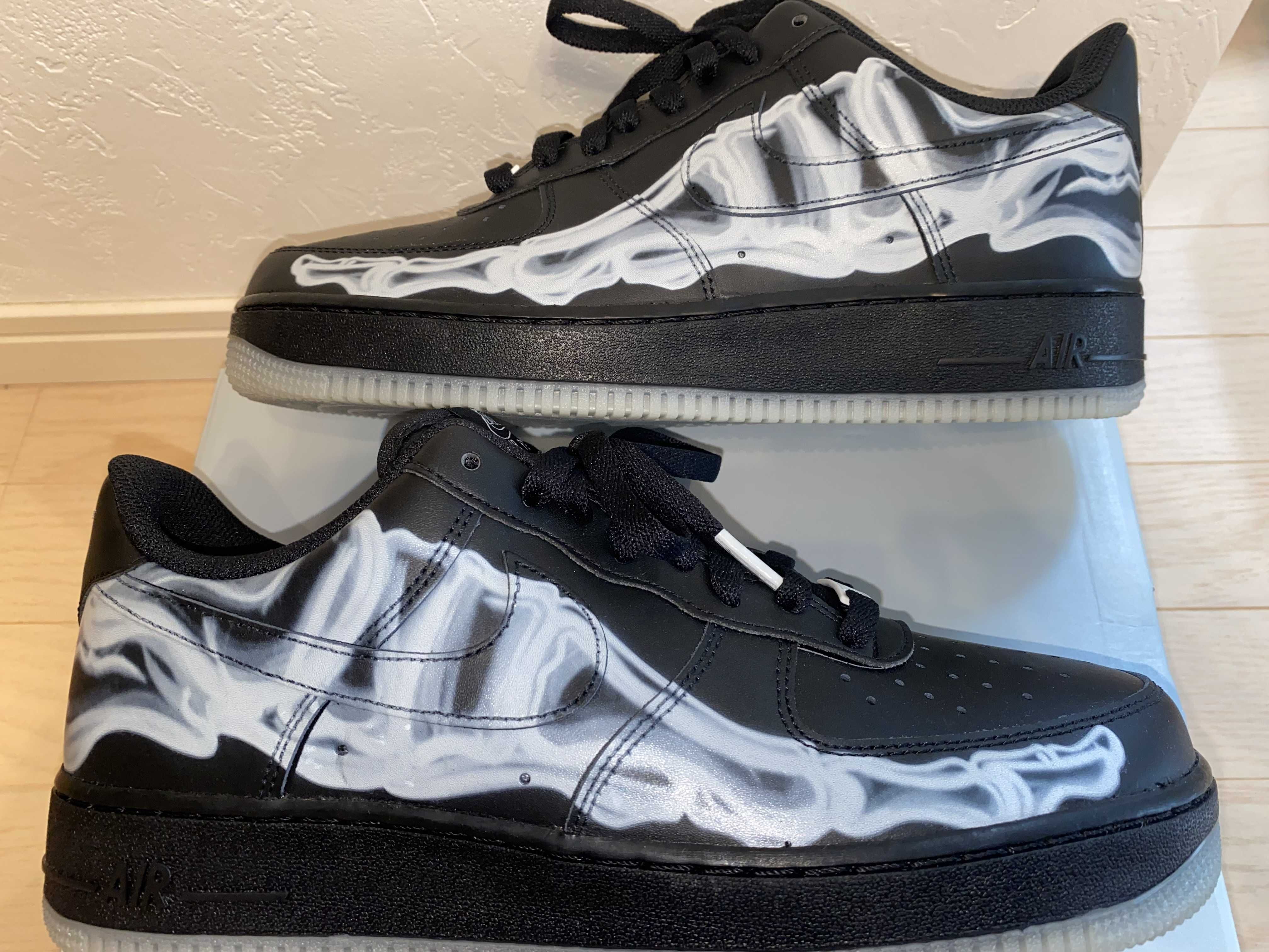 Nike Air Force 1 Low "Black Skeleton"