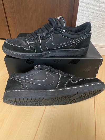 Travis Scott × Nike Air Jordan 1 Low OG SP "Black Phantom"