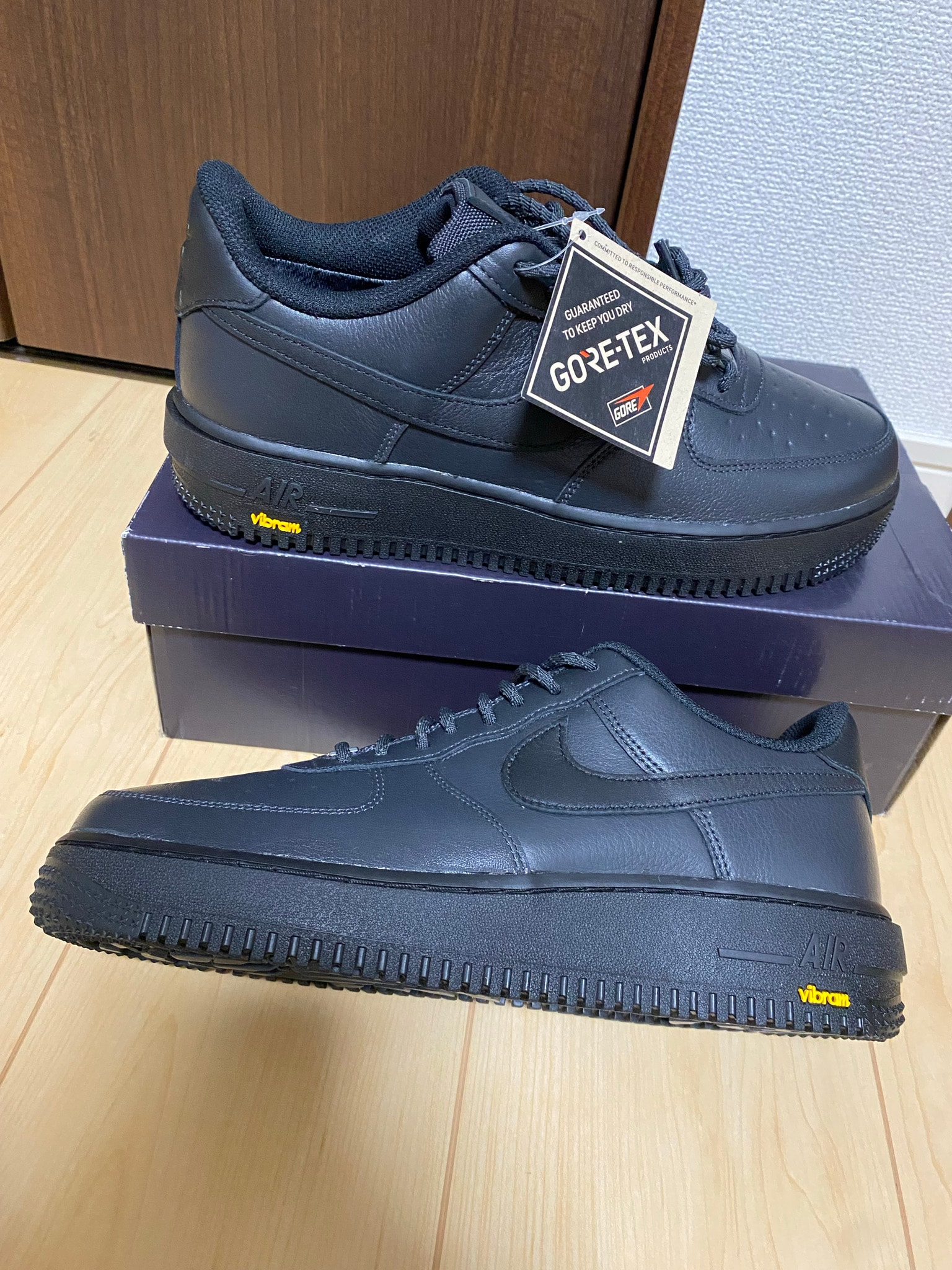 Nike Air Force 1 Low GORE-TEX Vibram "Off Noir/Black"