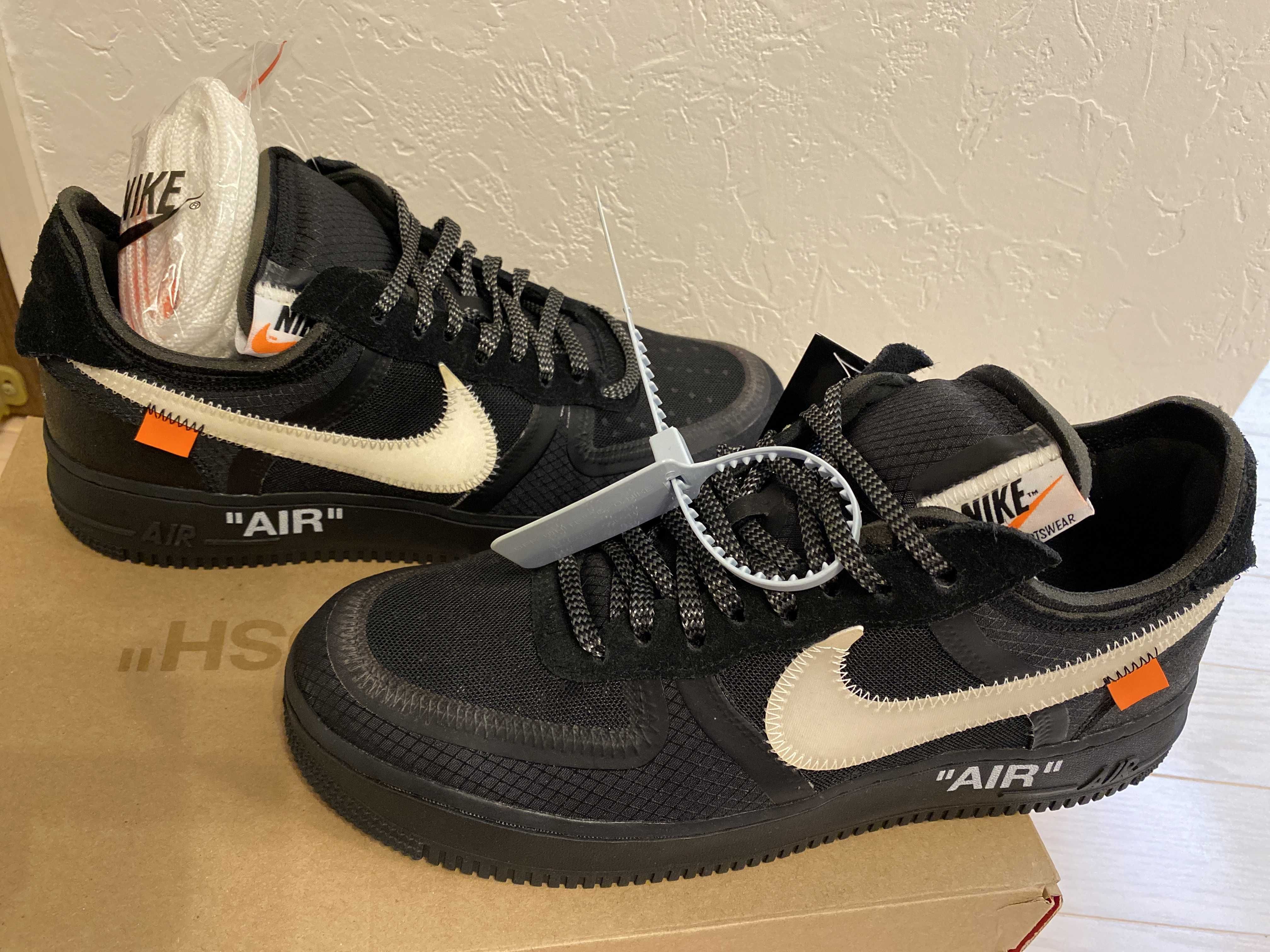 Off-White × Nike Air Force 1 Low "Black"