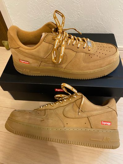 Supreme × Nike Air Force 1 Low "Flax/Wheat"