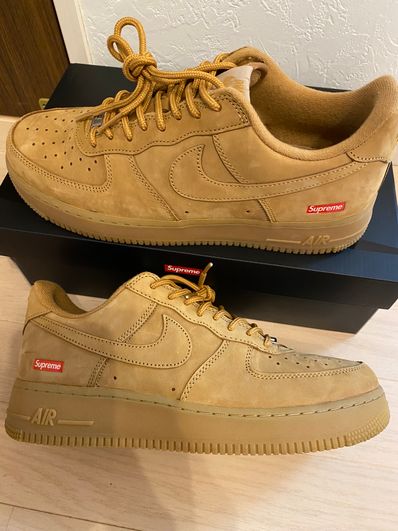 Supreme × Nike Air Force 1 Low "Flax/Wheat"