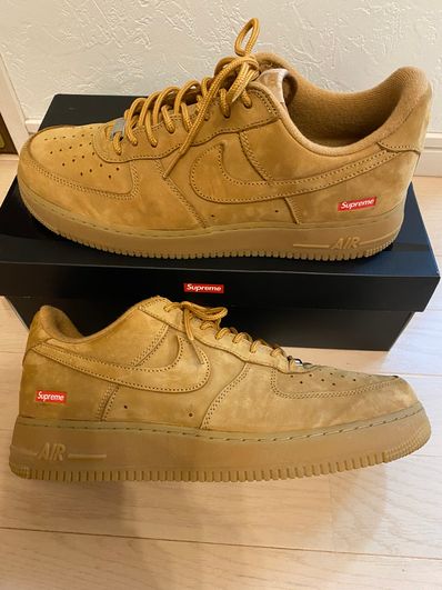 Supreme × Nike Air Force 1 Low "Flax/Wheat"