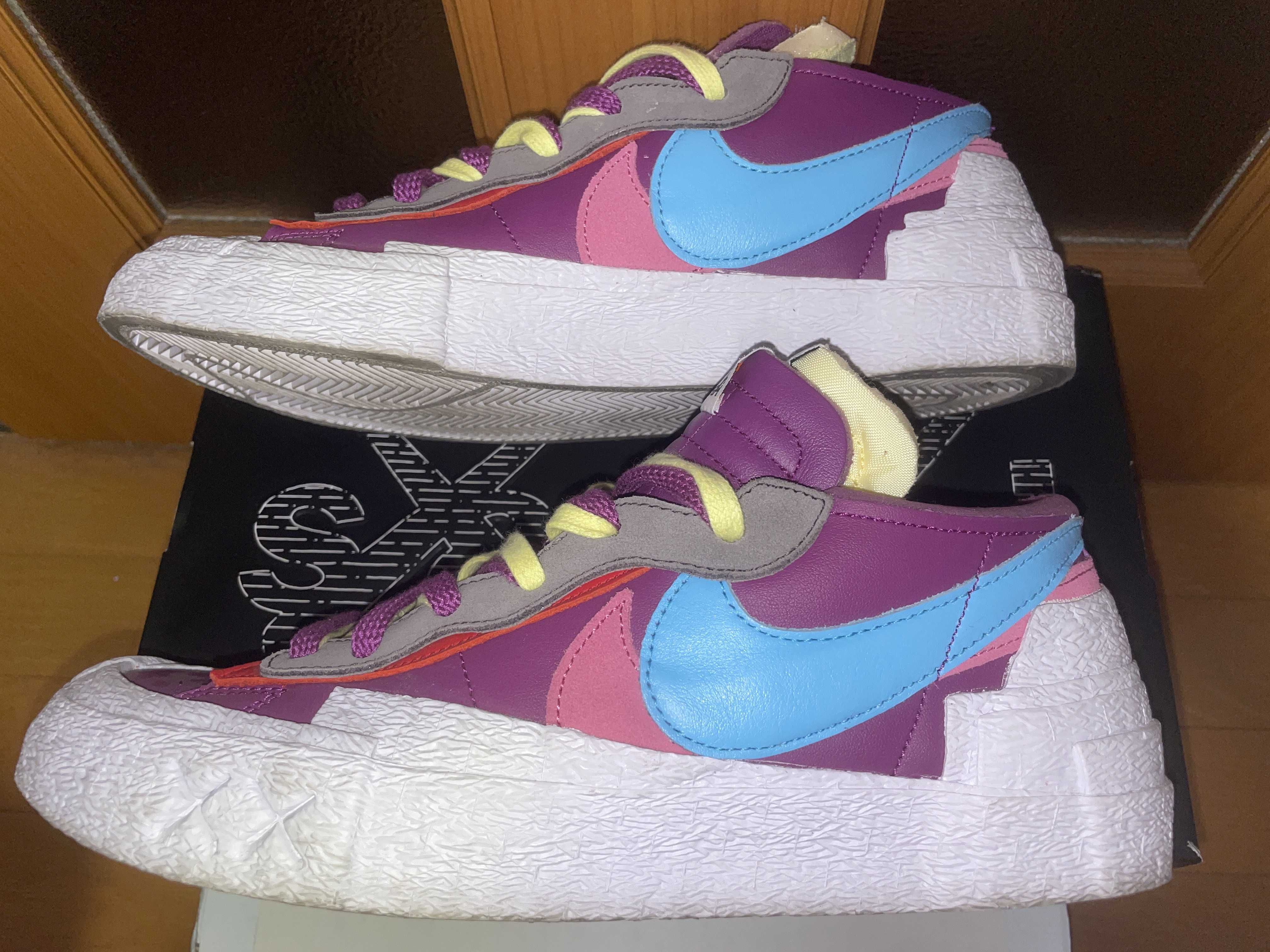 KAWS × sacai × Nike Blazer Low "Purple Dusk"