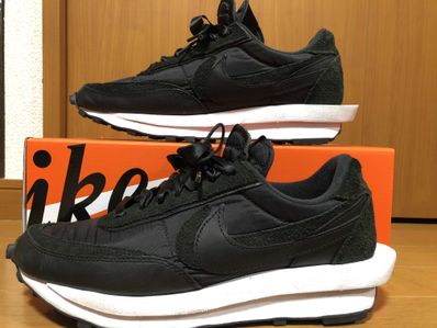 sacai × Nike LDV Waffle "Triple Black"