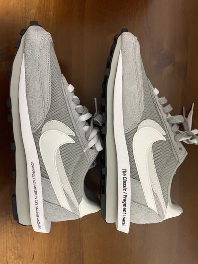 Fragment × sacai × Nike LD Waffle "Light Smoke Grey"