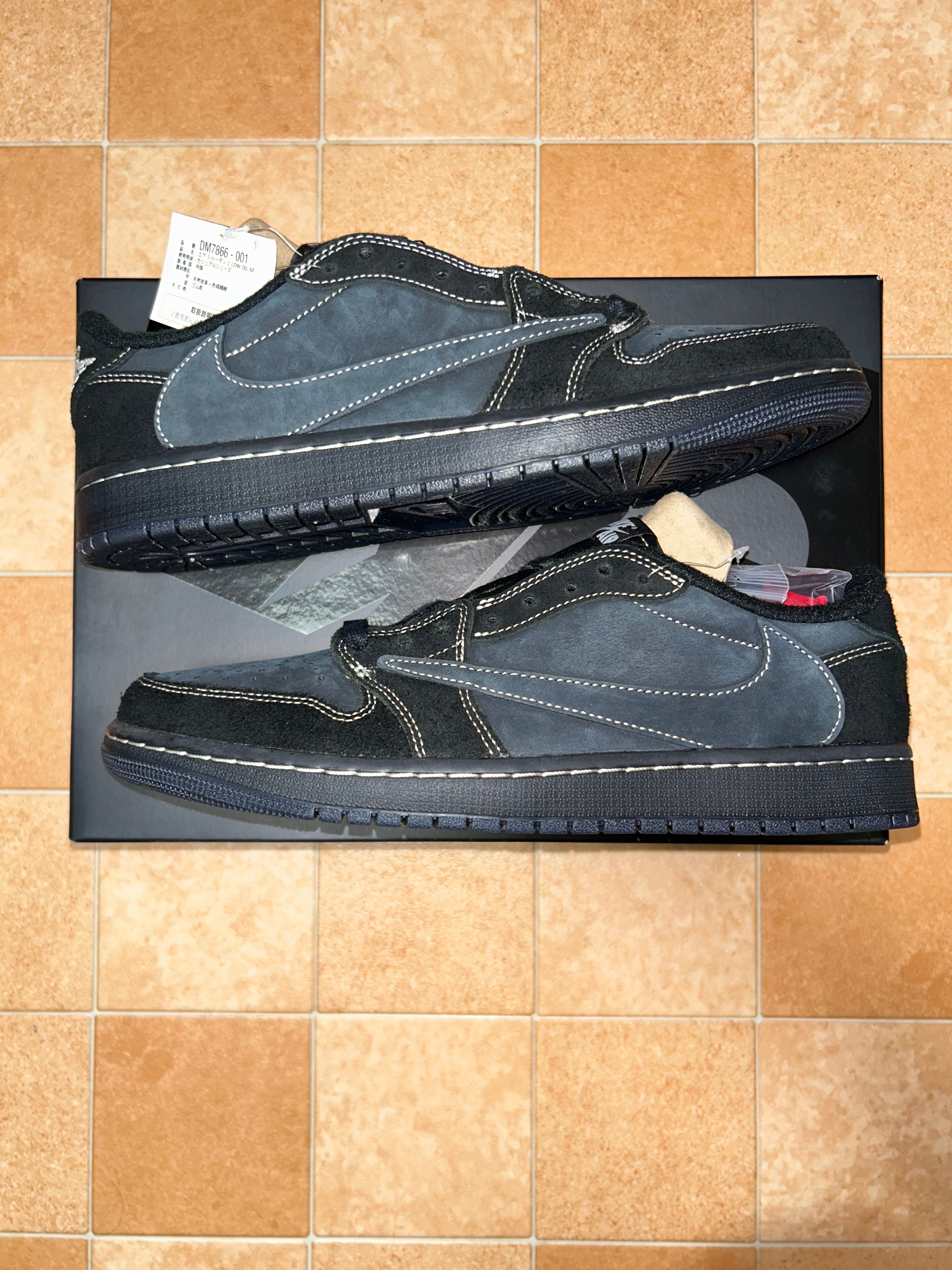 Travis Scott × Nike Air Jordan 1 Low OG SP "Black Phantom"