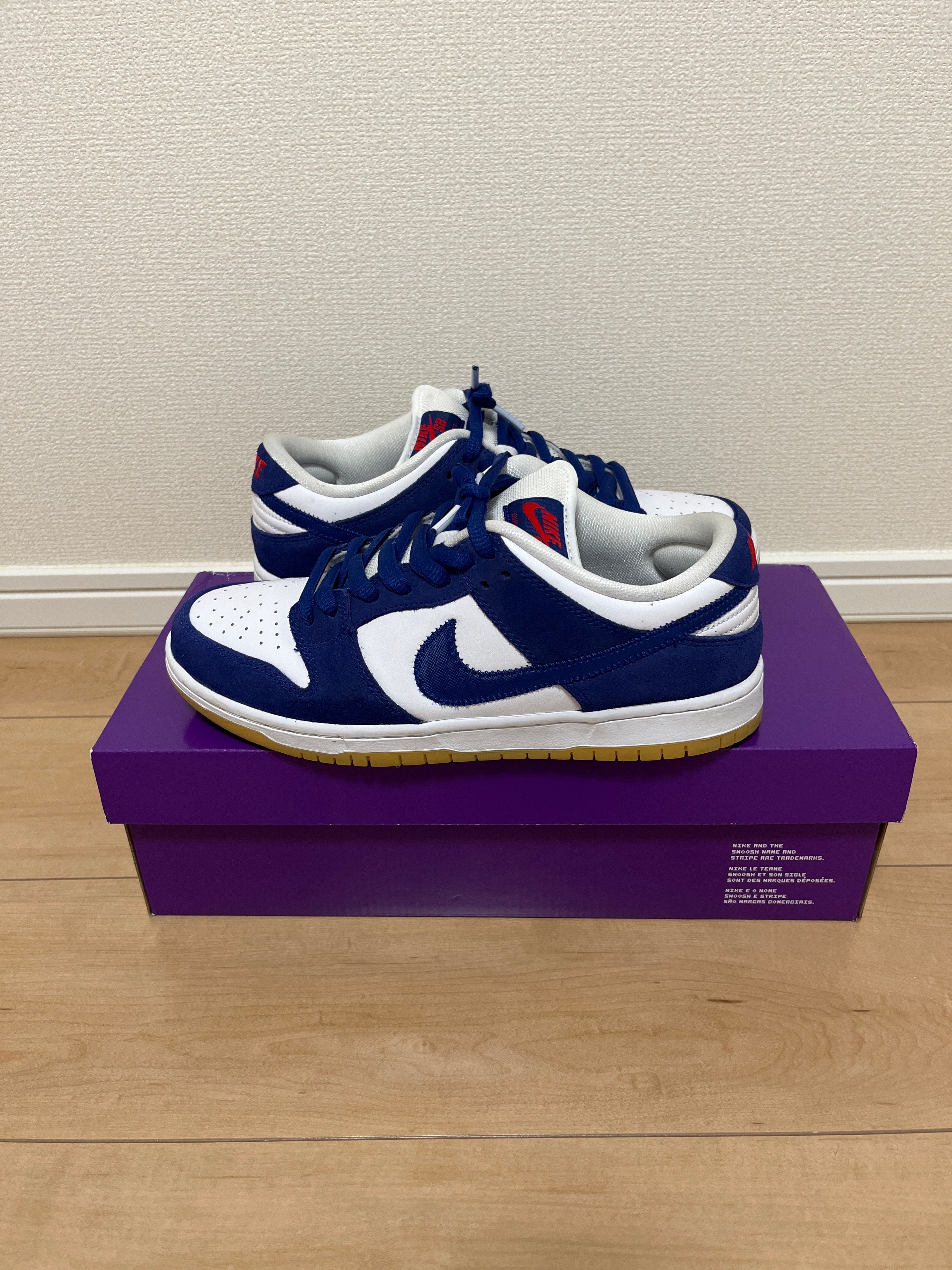 Nike SB Dunk Low "Los Angeles Dodgers/Deep Royal Blue"