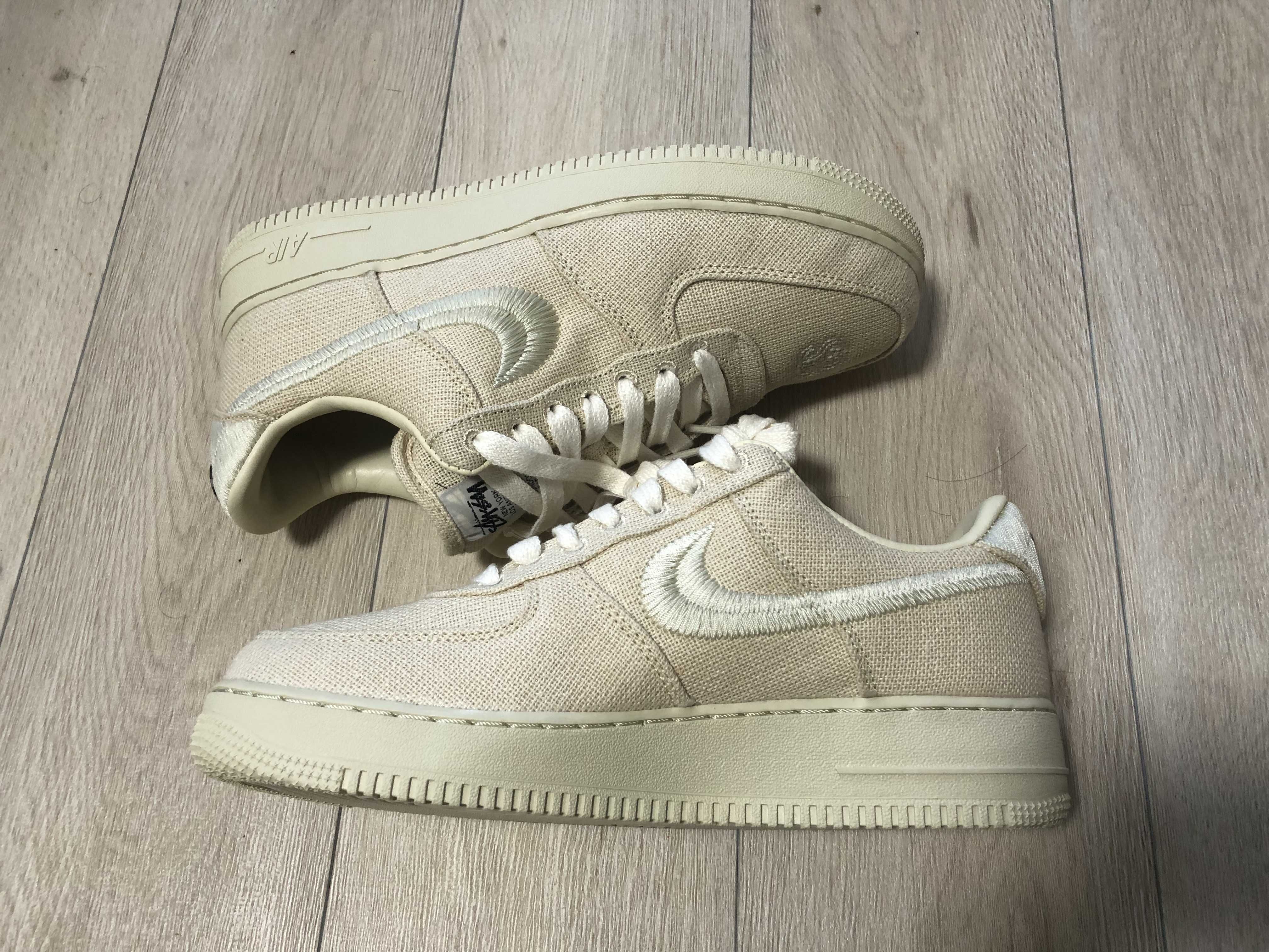 Stussy × Nike Air Force 1 Low "Fossil Stone"