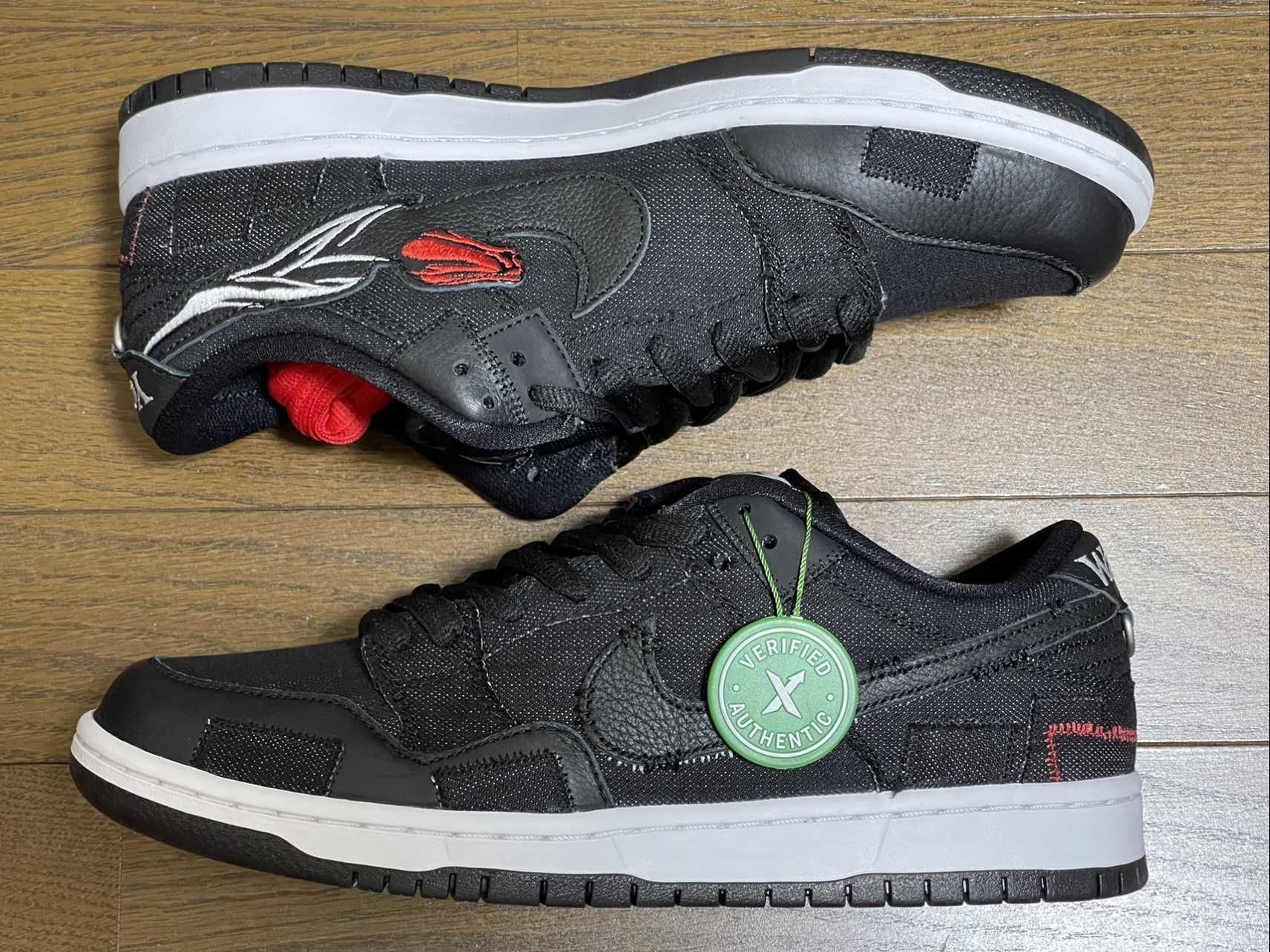 Wasted Youth × Nike SB Dunk Low "Black Denim"(Special Box) / VERDY