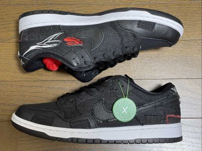 Wasted Youth × Nike SB Dunk Low "Black Denim"(Special Box) / VERDY