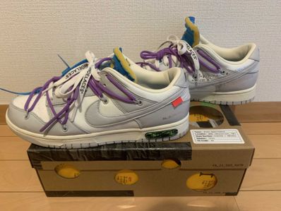 Off-White × Nike Dunk Low "Sail/Neutral Gray"