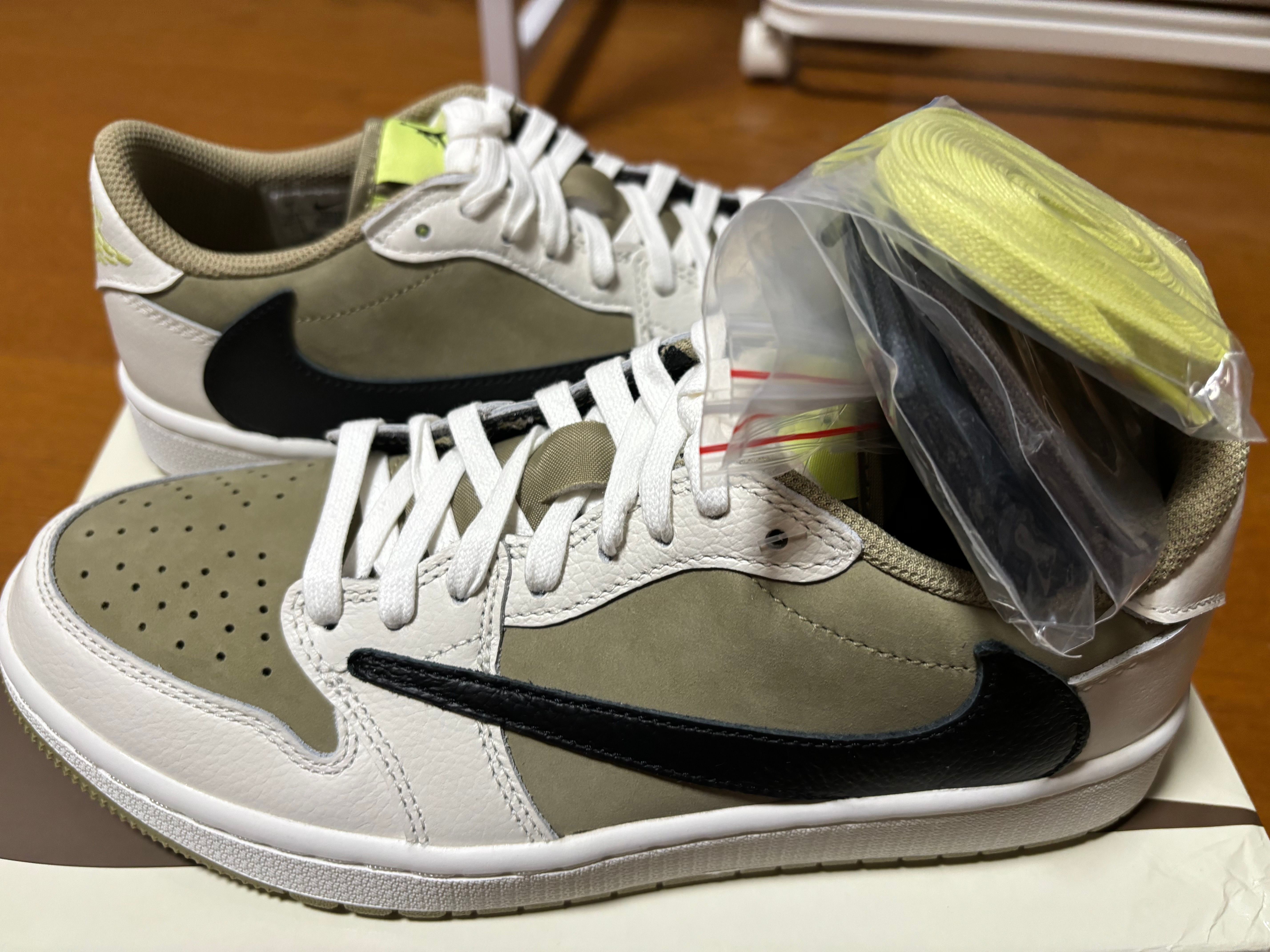 Travis Scott × Nike Air Jordan 1 Low Golf NRG "Neutral Olive"