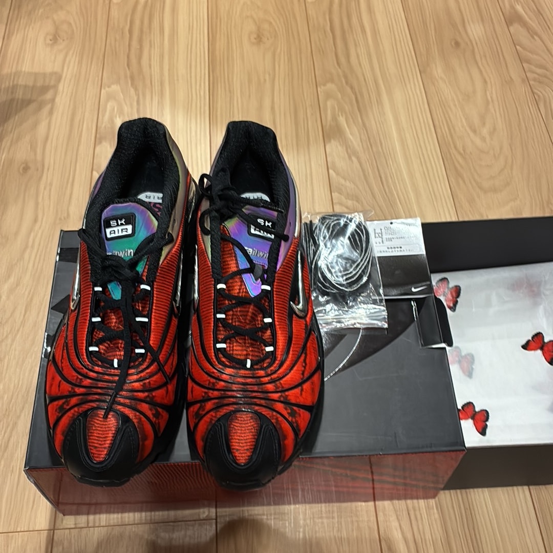 SKEPTA × NIKE AIR MAX TAILWIND V "BLACK/CHROME RED"