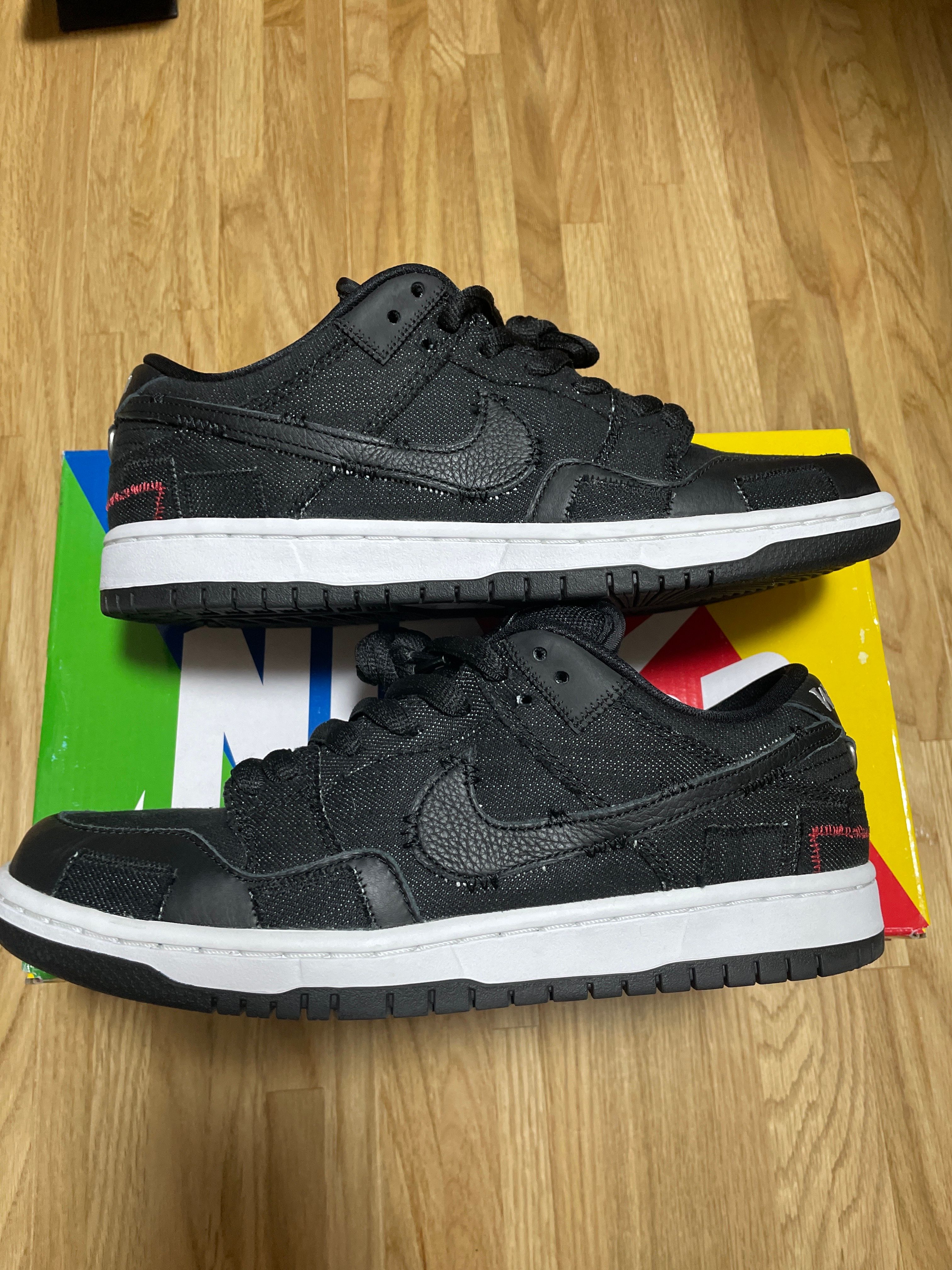 Wasted Youth × Nike SB Dunk Low "Black Denim" / VERDY