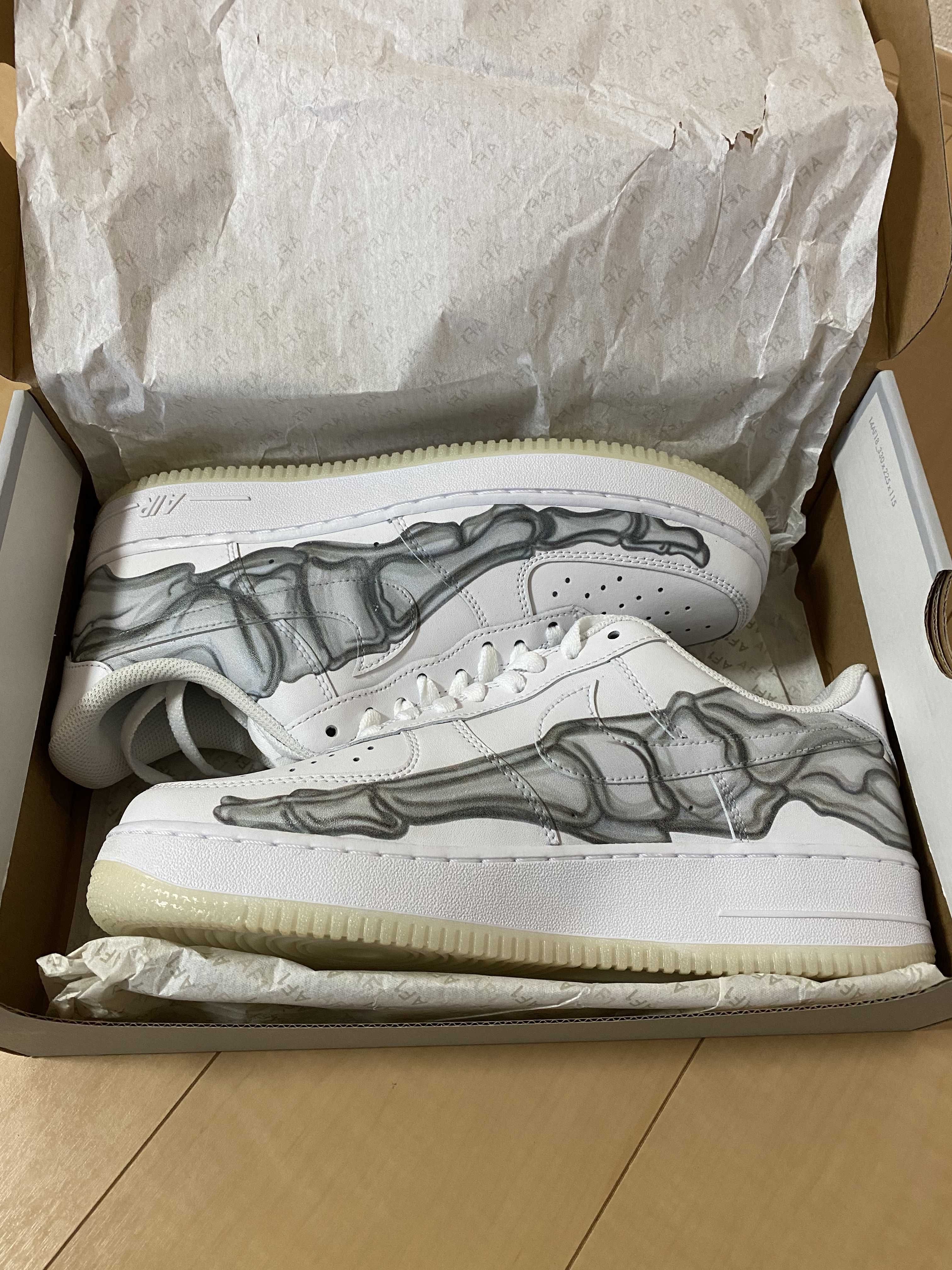 Nike Air Force 1 Low "White Skeleton"