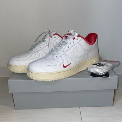 KITH × Nike Air Force 1 Low "White/Red"