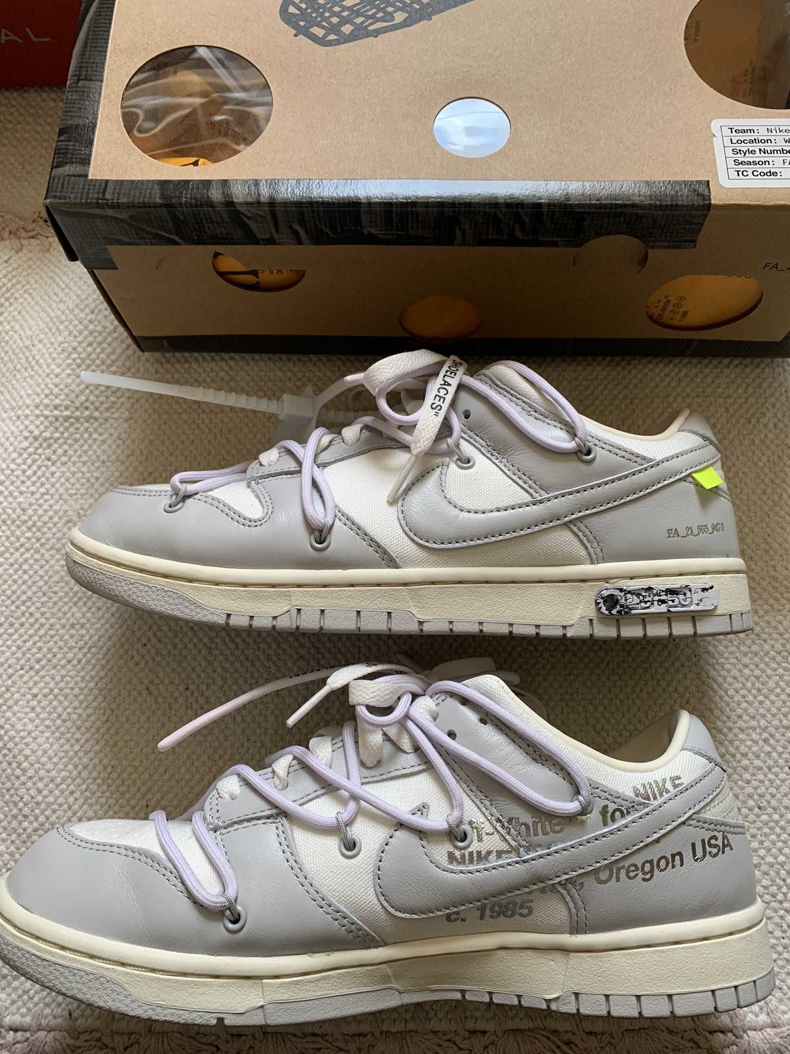 Off-White × Nike Dunk Low 1 of 50 "Lot.49"