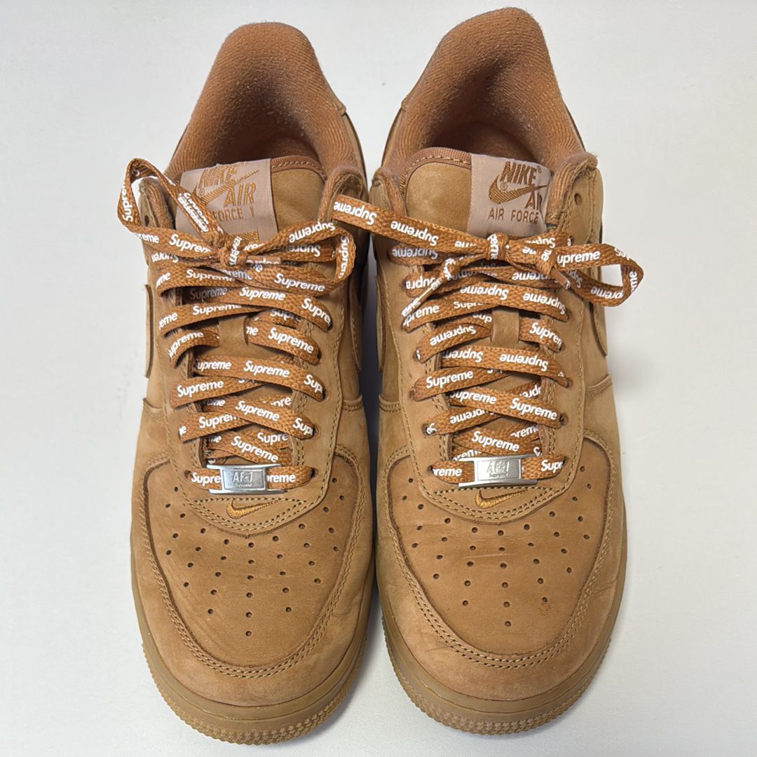 Supreme × Nike Air Force 1 Low "Flax/Wheat"