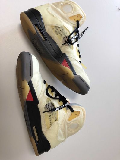 Off-White × Nike Air Jordan 5 "Sail"