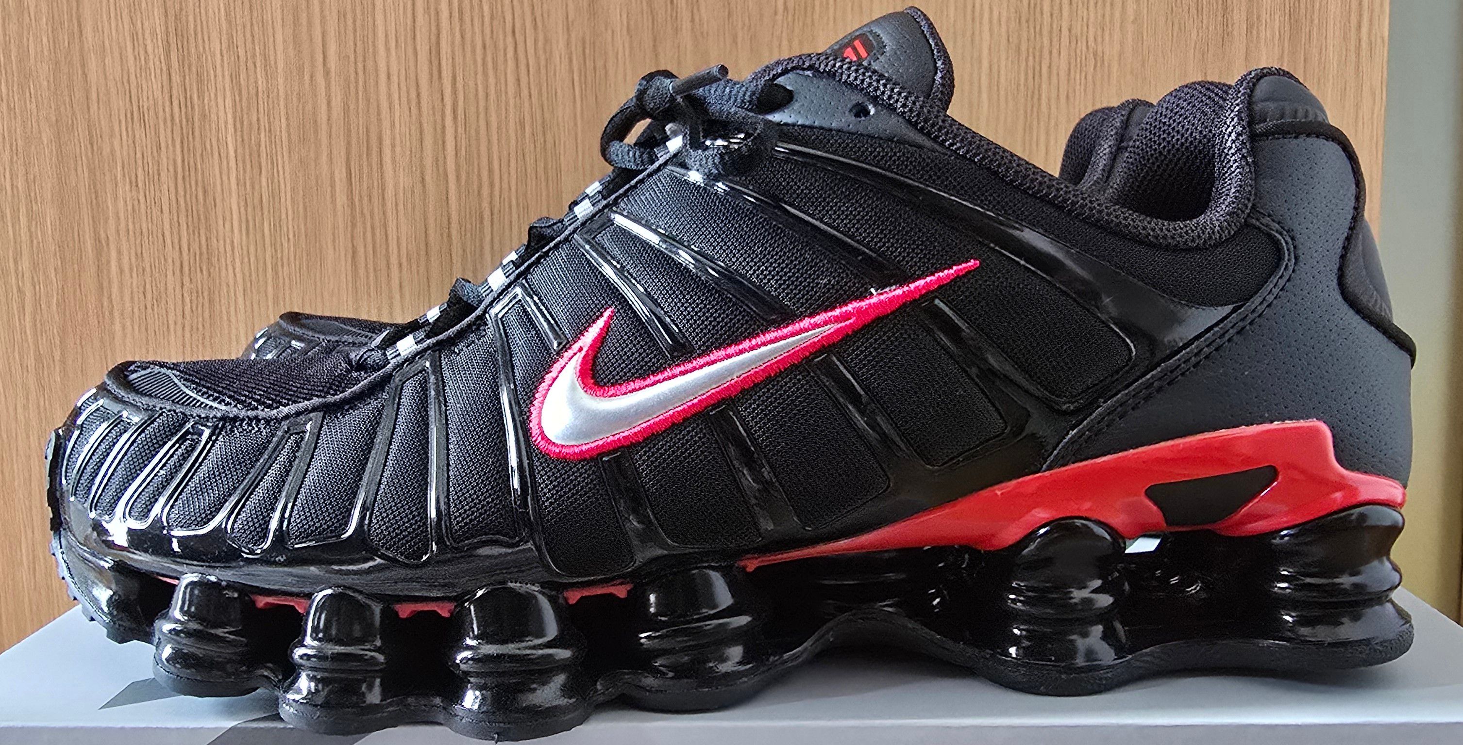 Nike Shox TL "Black/University Red/Metallic Silver"