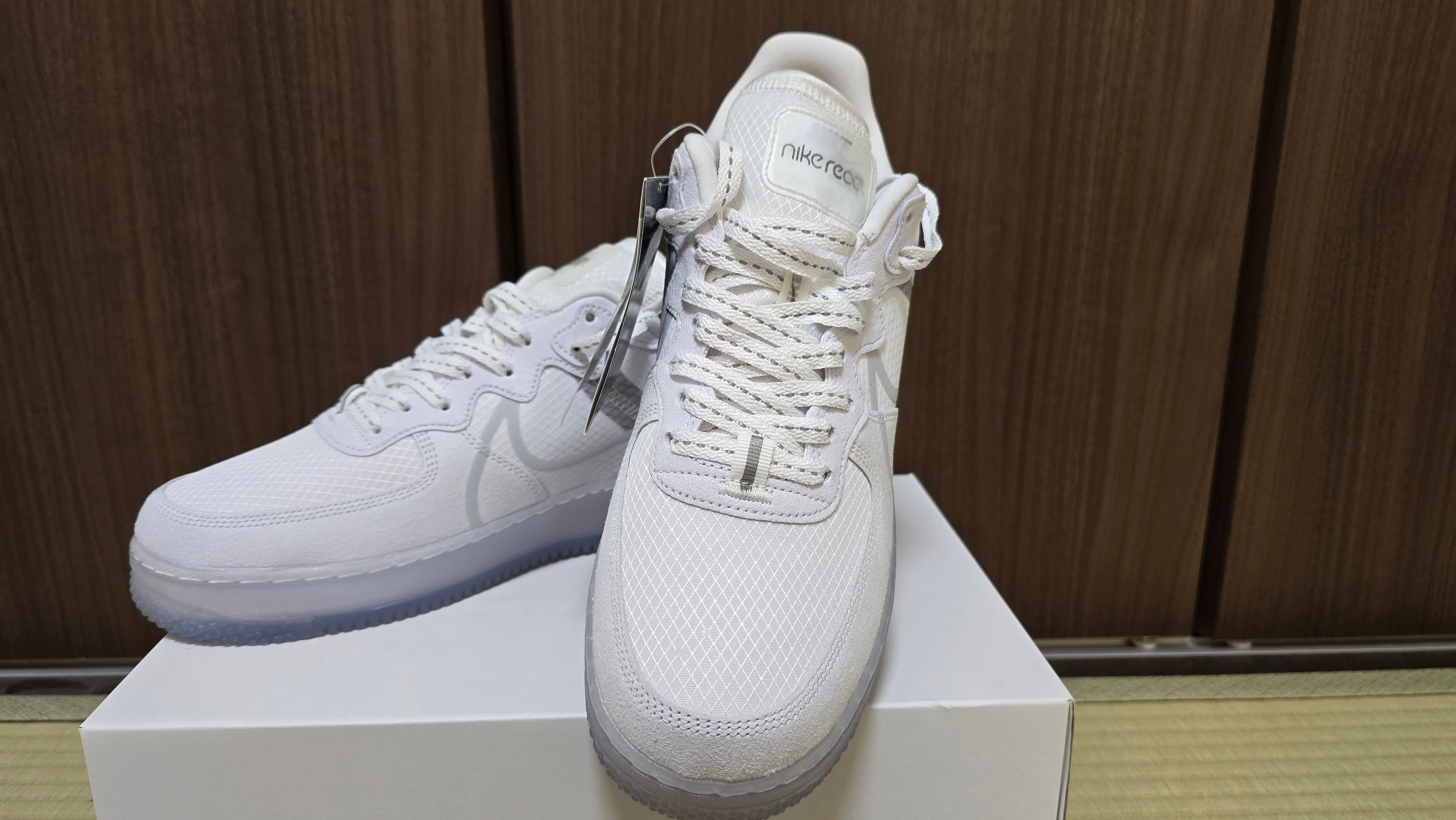 ナイキ エアフォース1  ロー リアクト QS D/MS/X "ホワイト"