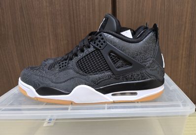 Nike Air Jordan 4 Retro "Laser Black/Gum"