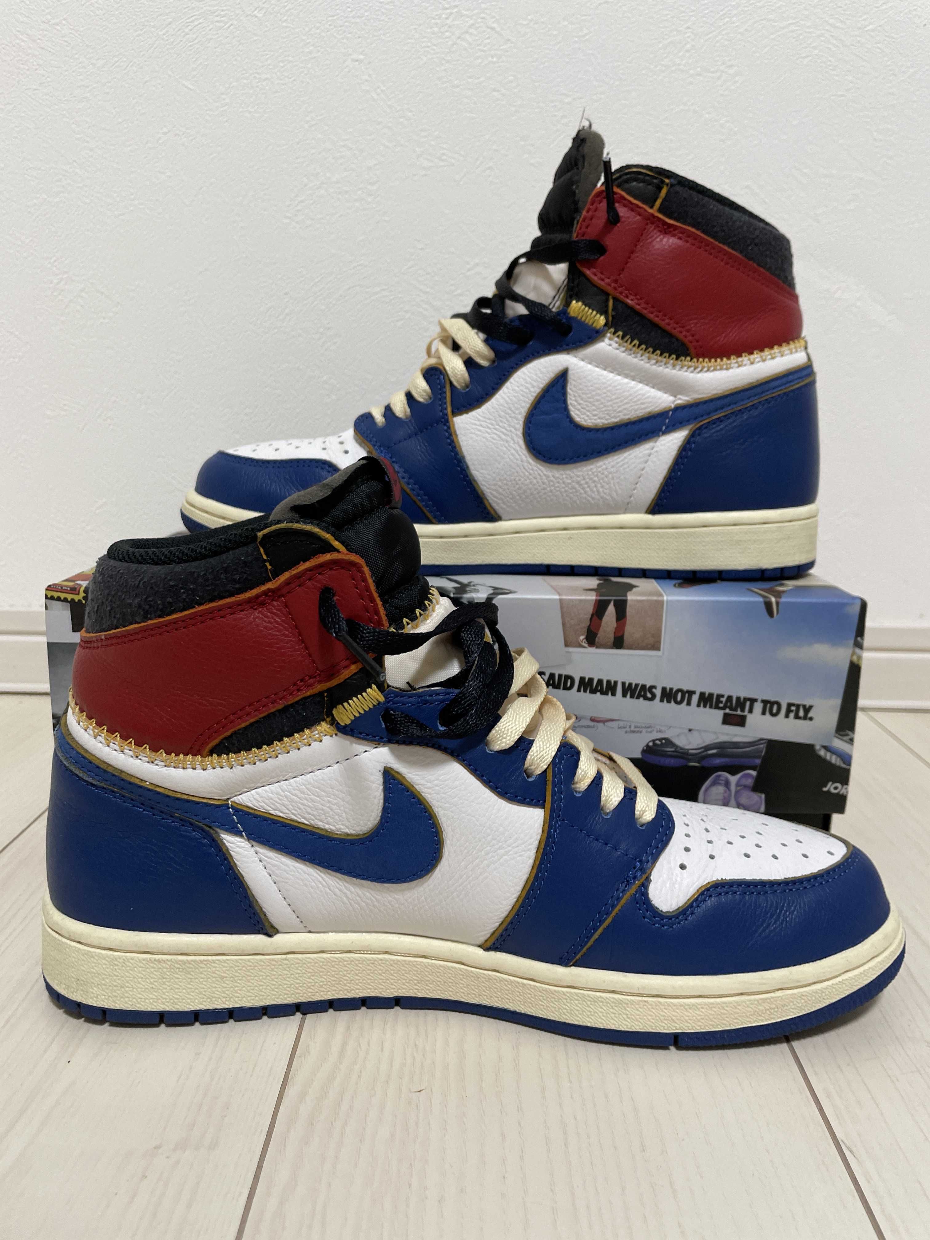 Union × Nike Air Jordan 1 Retro High OG NRG "Storm Blue/Varsity Red"
