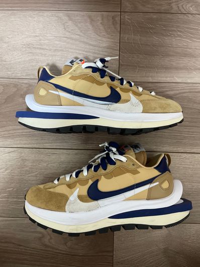 Sacai × Nike Vapor Waffle "Sesame And Blue Void"
