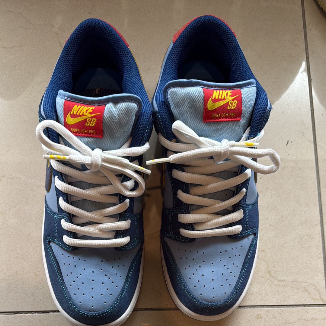 Why So Sad? × Nike SB Dunk Low "Coastal Blue/Speed Yellow-University Red"