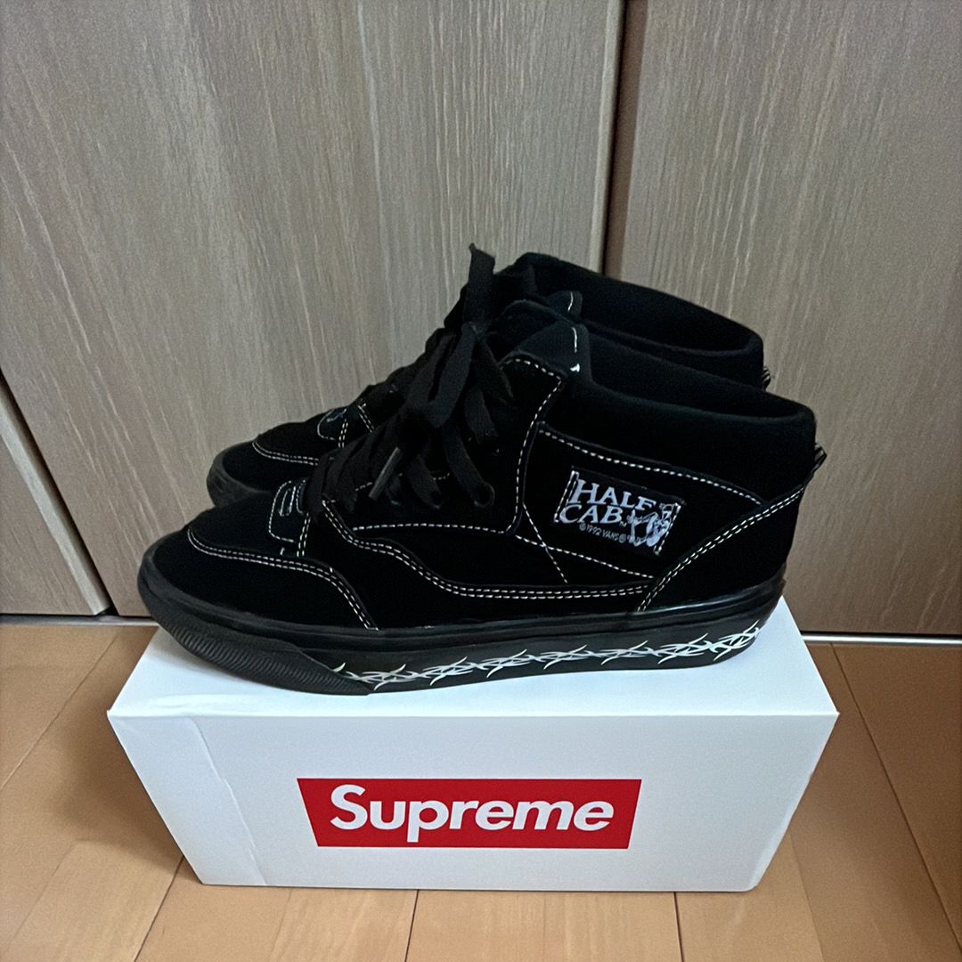 Supreme × Vans Half Cab "Black"	