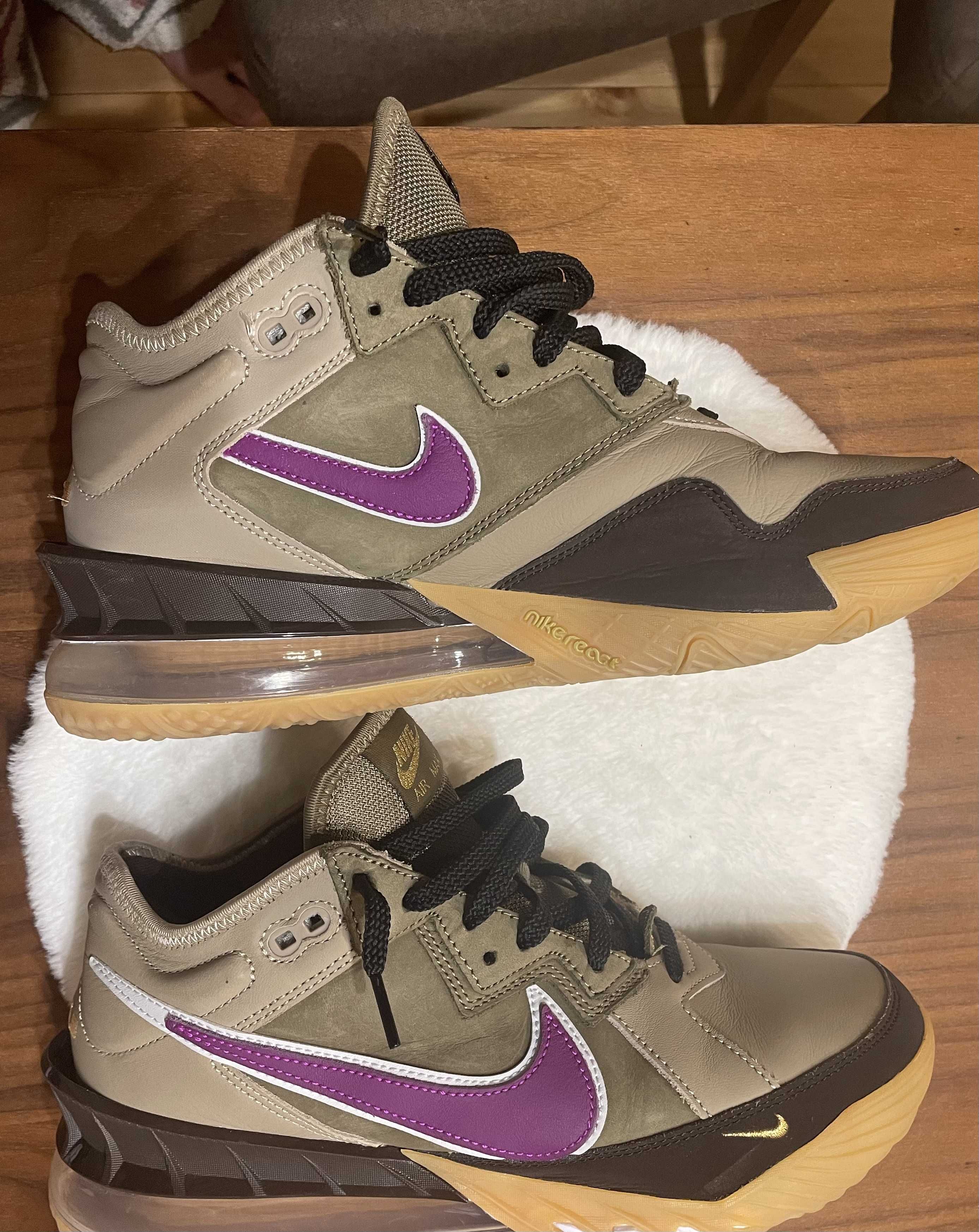 atmos × Nike LeBron 18 Low "Viotech"