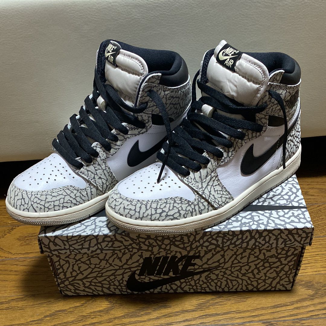 Nike Air Jordan 1 High OG "White Cement/Safari"