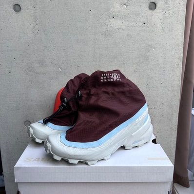 MM6 Maison Margiela × Salomon Cross Mid Sneaker "Bordeaux"